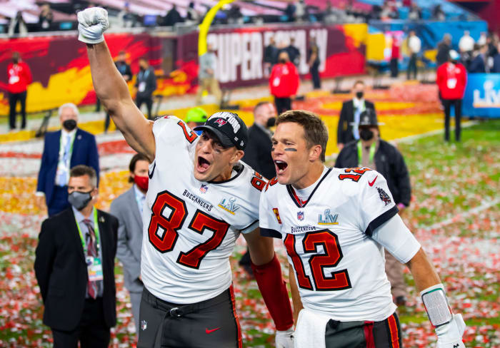 Tom Brady, Rob Gronkowski, Tampa Bay Buccaneers, Super Bowl